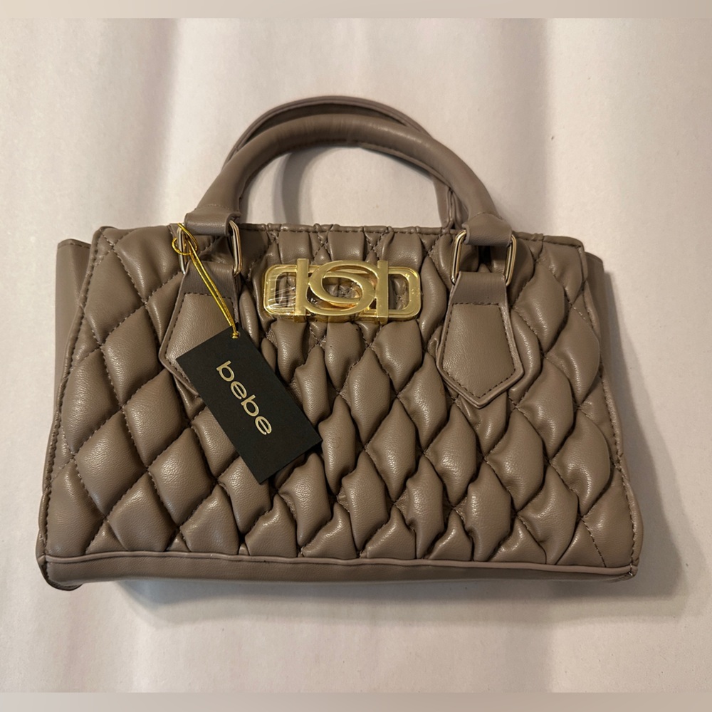 Bebe Sena Small Satchel Quilted Handbag - NWT